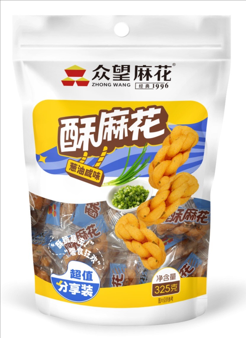 325克酥麻花葱油咸味